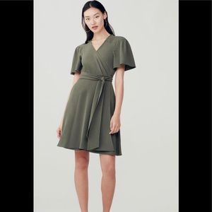 Diane von Furstenberg Winetasting Zella Crepe Mini Wrap Cocktail Dress Size M